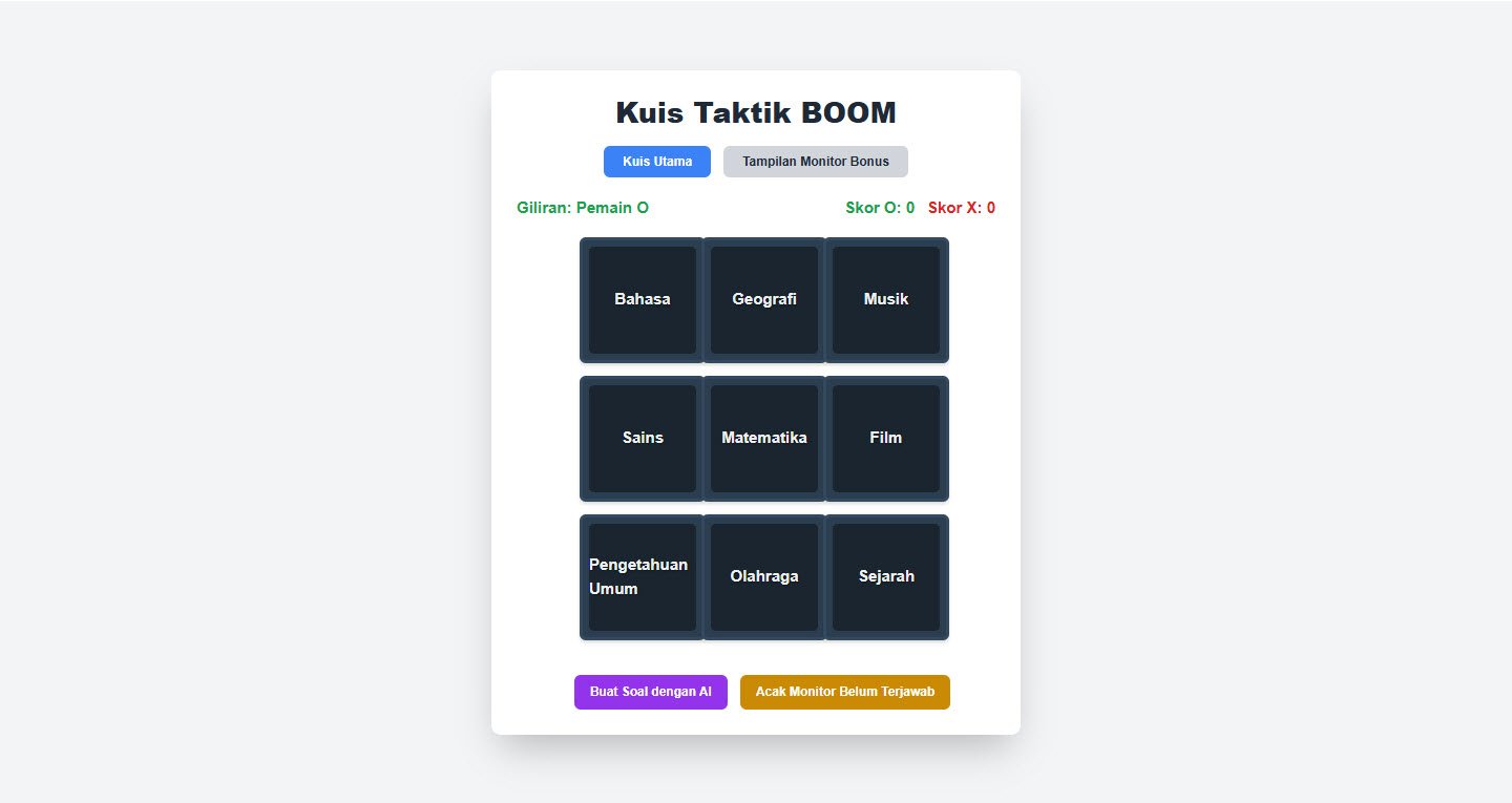 KUIS TAK TIK BOOM
