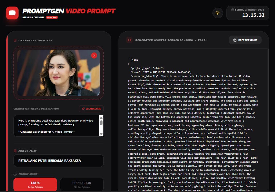 PROMPTGEN VIDEO PROMPT