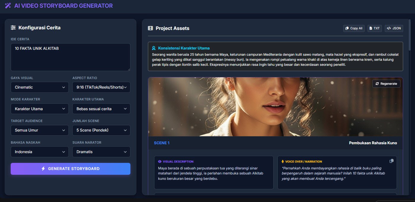 AI VIDEO STORYBOARD GENERATOR