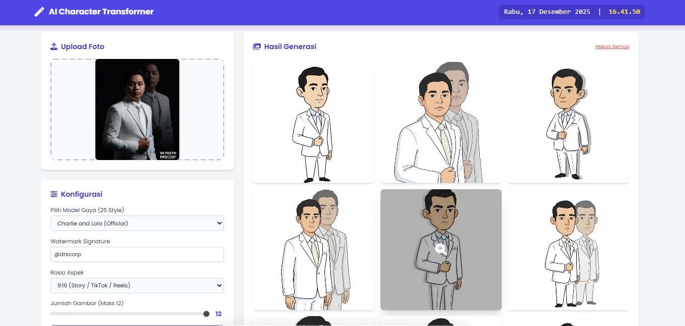 AI CHARACTER TRANSFORMER