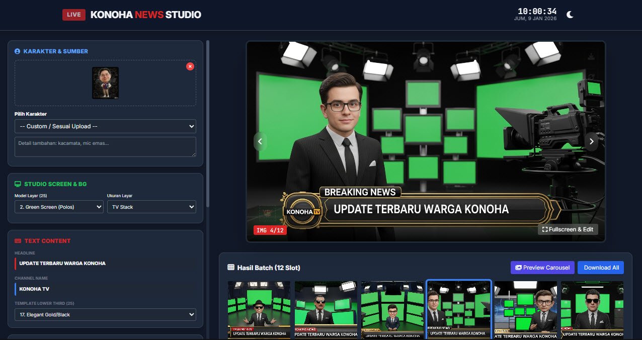LIVE NEWS STUDIO